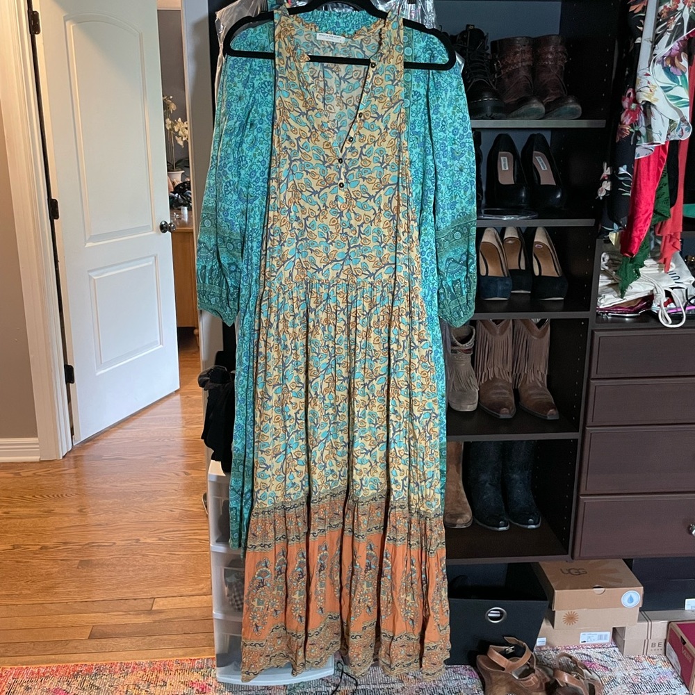 Spell & the Gypsy Delirium Maxi Dress Gold